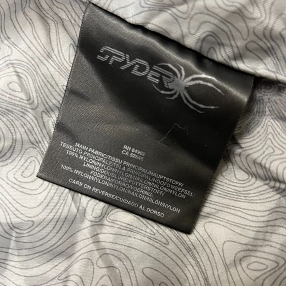 Spyder Windbreaker Jacket Girls 12 Purple White Mock Neck Ski Snowboard - Picture 11 of 14